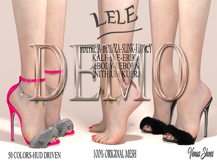 DEMO V.S LELE SHOES/ANKLET 50 COLORS FATPACK