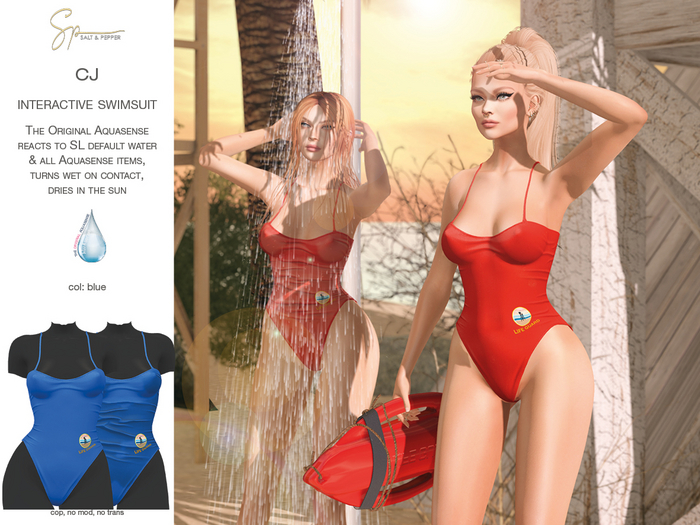 S&P CJ Swimsuit blue - Lara + Petite, Legacy + Perky, Reborn