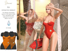 S&P CJ Swimsuit orange - Lara + Petite, Legacy + Perky, Reborn