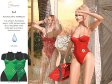 S&P CJ Swimsuit green - Lara + Petite, Legacy + Perky, Reborn
