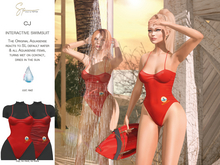 S&P CJ Swimsuit red - Lara + Petite, Legacy + Perky, Reborn