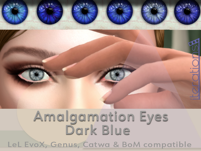 Amalgamation Dark Blue Eyes 