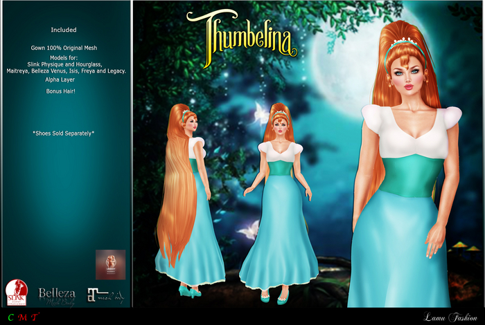 -Lamu Fashion-Gown *Thumbelina*