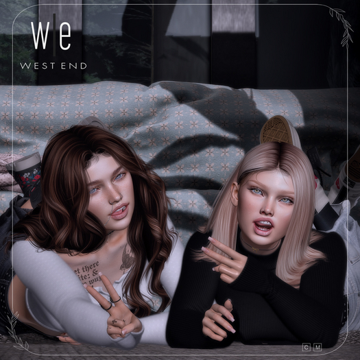 [ west end ] Bento Poses - Hey Hey - Friends Pose [add]