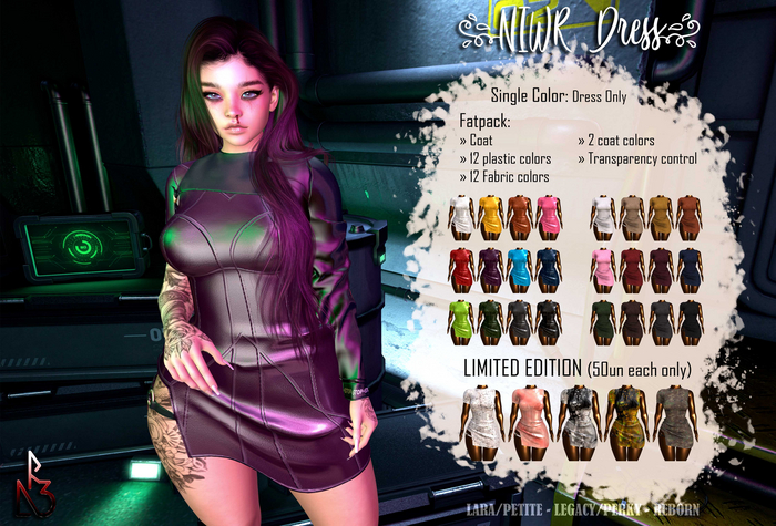 //R3D// NIWR Dress - FATPACK