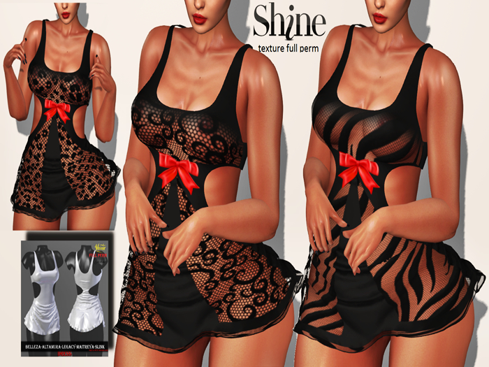 AJ  [SHINE FULL PERM] DRESS BONDIA  _TEXTURE FULL PERM