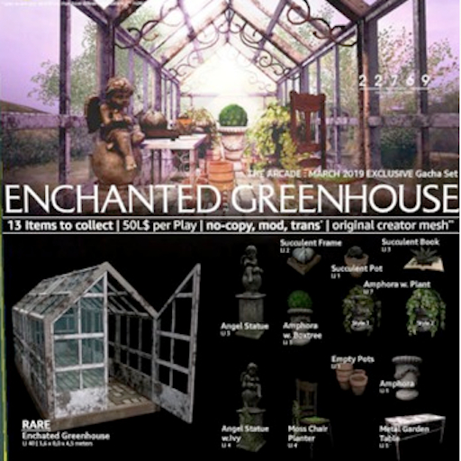 22769 Enchanted Greenhouse Complete FULL SET