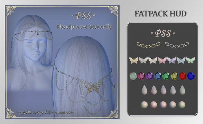 *PSS* Headpieces Butterfly  DEMO