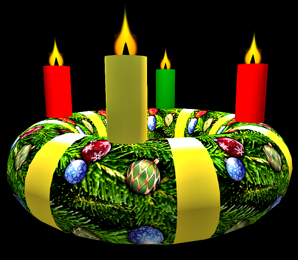 "Advent Wreath Candles" 