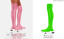 Havoc . Sock Kicks . Green