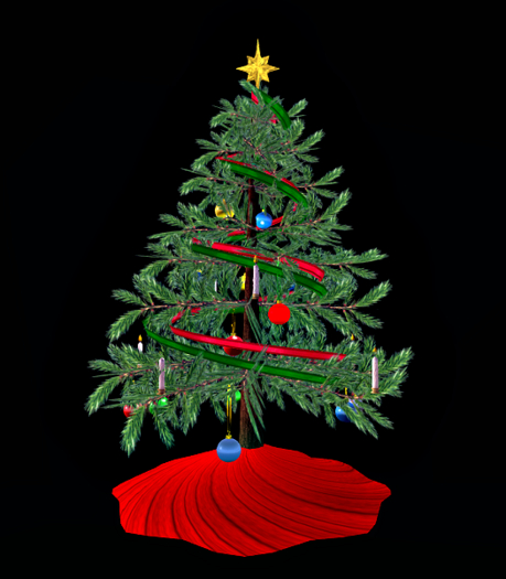 Fir Christmas Tree (Decorated)