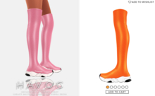 Havoc . Sock Kicks . Orange