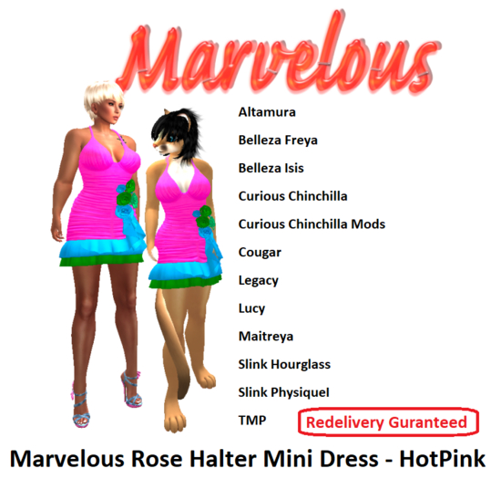 Marvelous Rose Halter Mini Dress - Hot Pink