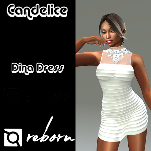Add Me - Dina Dress White - Reborn