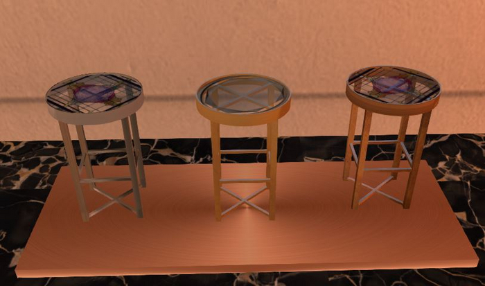 Brass Side Table 