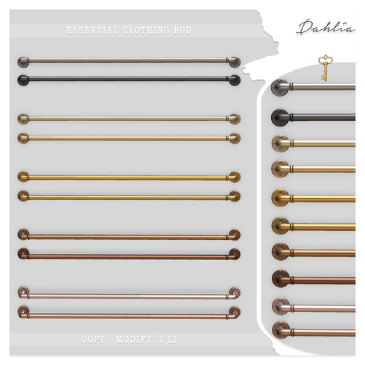 Dahlia - Essential - Clothing Rod - FATPACK 