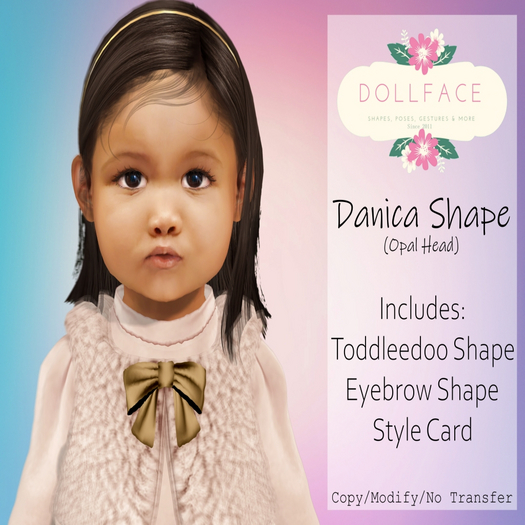 {.: DollFace :.} -  Danica Shape (Opal Head)