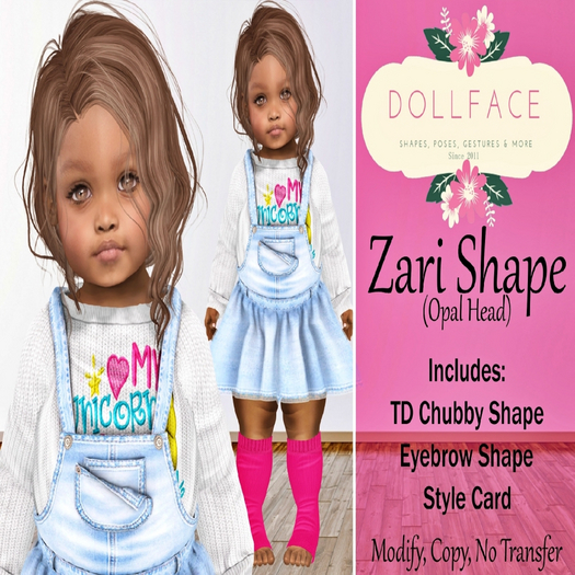 {.: DollFace :.} - Zari Shape (Opal Head)