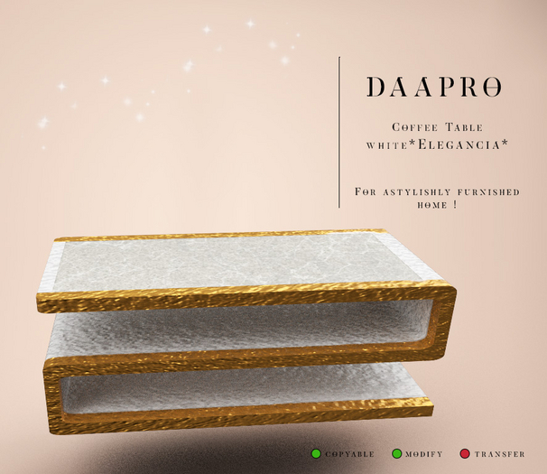 Daapro_Coffee_table_withe *Elegancia*