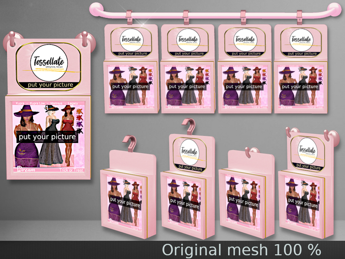 Tessellate Vendor boxes - Pink