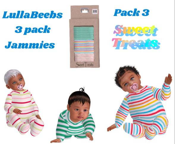 Sweet Treats-LB-SnuggPj-Girls 3 Pack 3