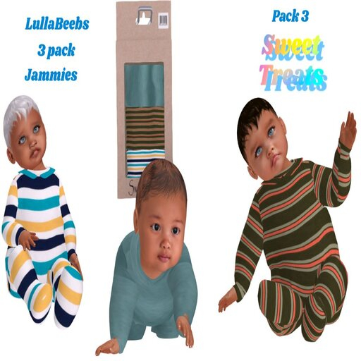 Sweet Treats-LB-SnuggPj-Boys 3 Pack 3