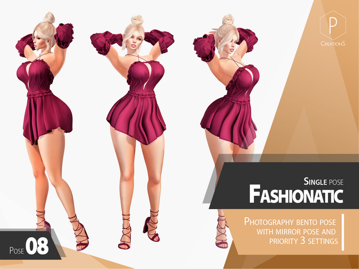 [pCreations] - Poses - Fashionatic - Single - 08