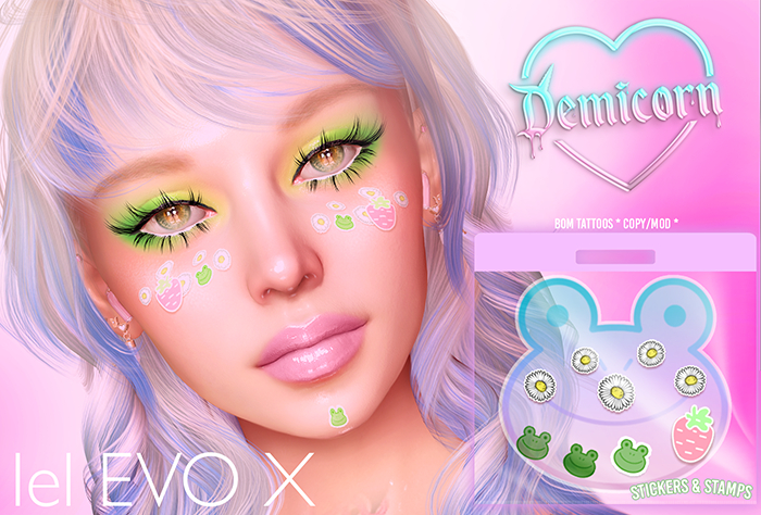 {Demicorn} Spring Stickers - BOM [EvoX]