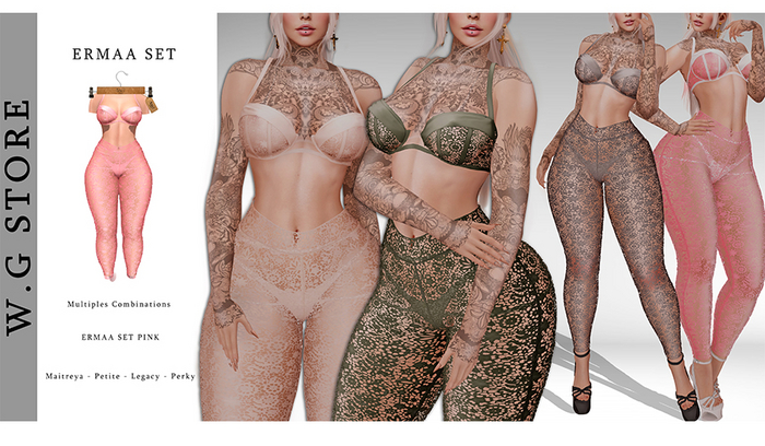 W.G STORE - Ermaa Set PINK