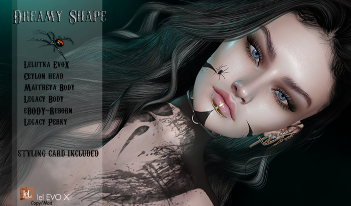 +ARANA+DREAMY Shape- Lelutka (Lel)  EvoX Ceylon 3.1