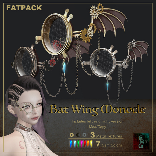 (:ERG:)Bat Wing Monocle -FATPACK