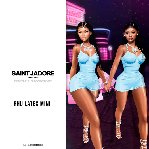 SAINT JADORE. [Rhu Latex Dress] - FATPACK