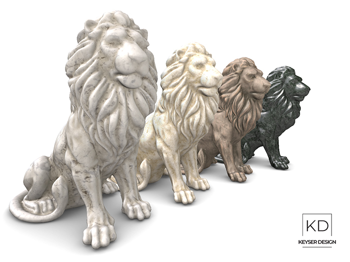 Keyser Design - Lion Statue Fat Pack [BOXED]