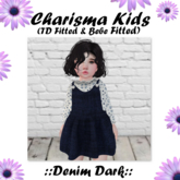Charisma Kids ::Denim Dark:: Dress td/bb