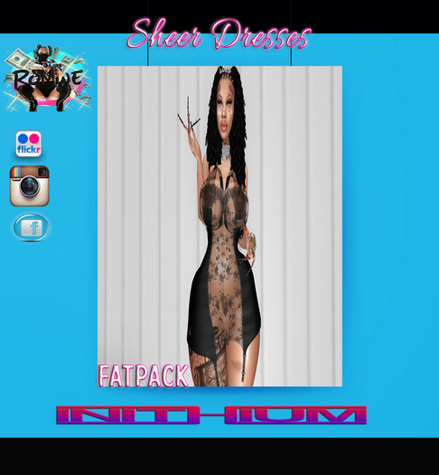 Romwe Sheer Dresses Fatpack