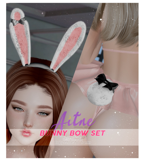 .Aitne. Bunny Bow set