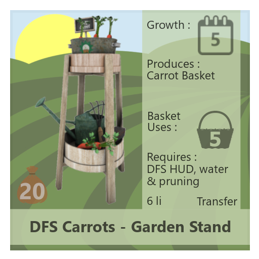 DFS Carrots - Garden Stand