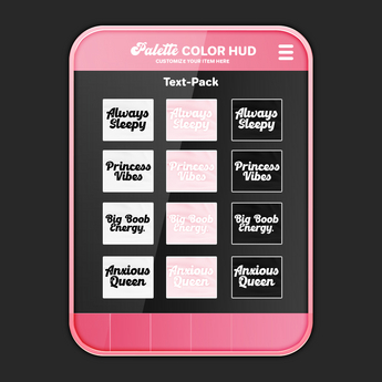 Second Life Marketplace - Palette - Lilly Top [Text-Pack]