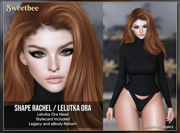 [Sweetbee]  - Shape Rachel (Lelutka Ora Head)