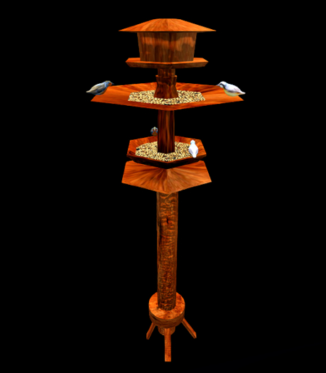 Bird Feeder with Bird Song