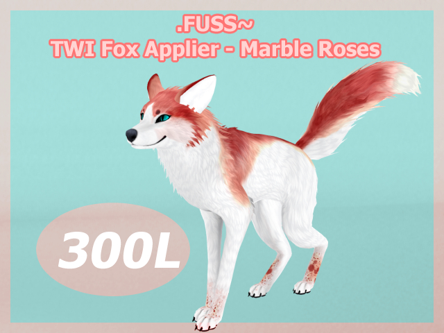 .FUSS~ TWI Fox Applier - Marble Roses