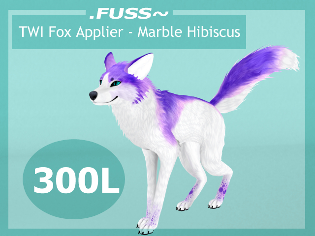 .FUSS~ TWI Fox Applier - Marble Hibiscus