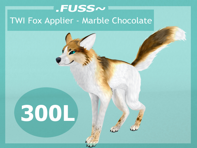 .FUSS~ TWI Fox Applier - Marble Chocolate