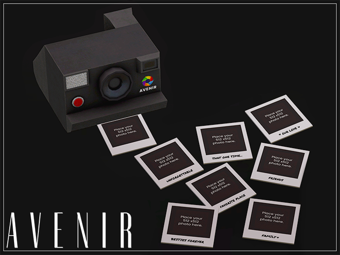 AVENIR: Retro Mesh Camera - BLACK - 