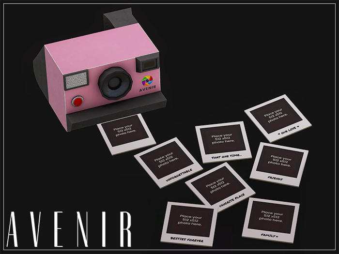 AVENIR: Retro Mesh Camera - PINK - 