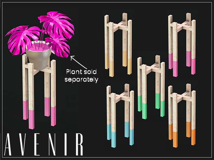 AVENIR: Plant Mesh Shelf - PASTEL -