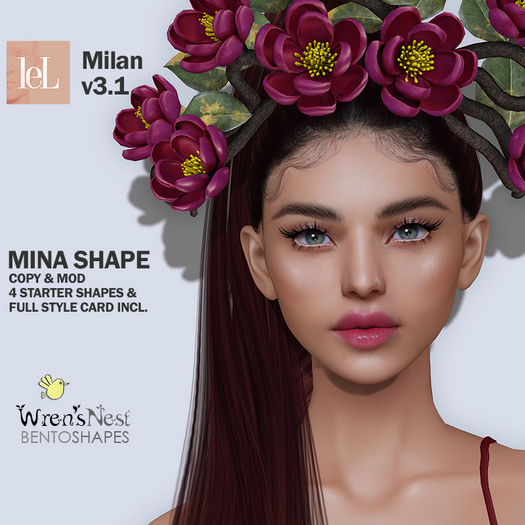 { wren's nest } Mina shape for LeLutka Milan v3.1