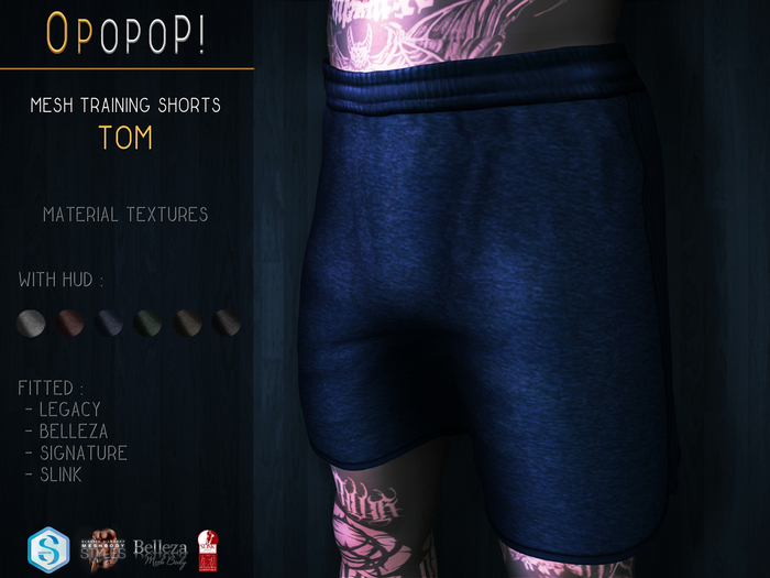 OPOPOP ! Mesh Training Shorts TOM V#1