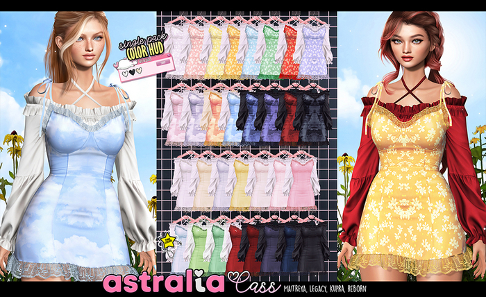 Astralia - Cass Dress (Powder)