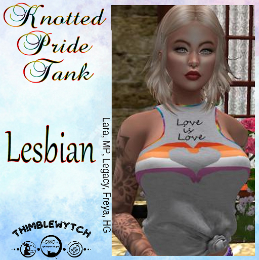~SWD~ Knotted Pride Tank *Lesbian (add me)